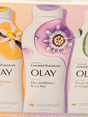Olay Passionflower & Lychee Body Wash - Floral Scent